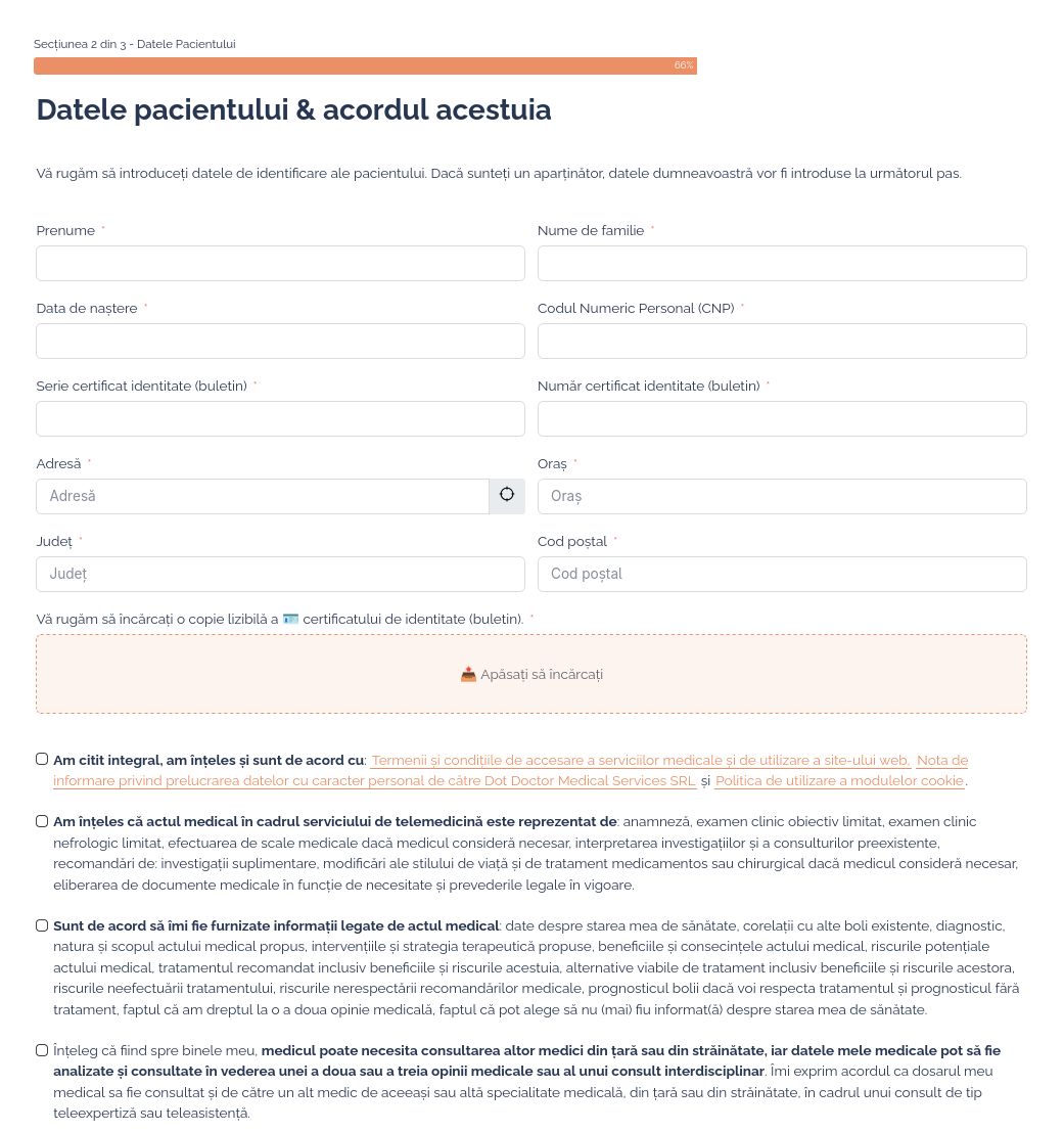 Consimtaminte Online Telemedicina Nefrologie